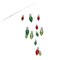 Melrose Set of 2 Hanging Light Bulb Artificial Christmas Sprays 25"